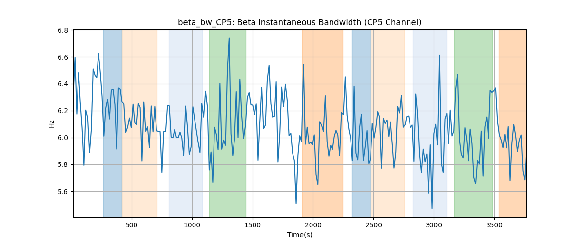 beta_bw_CP5: Beta Instantaneous Bandwidth (CP5 Channel)