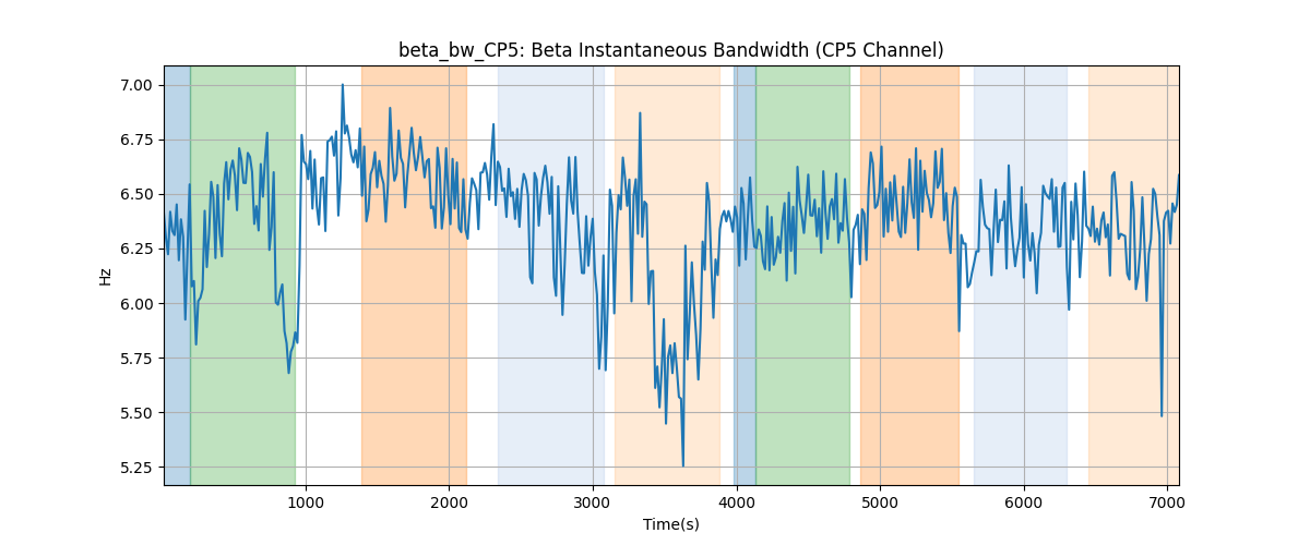 beta_bw_CP5: Beta Instantaneous Bandwidth (CP5 Channel)