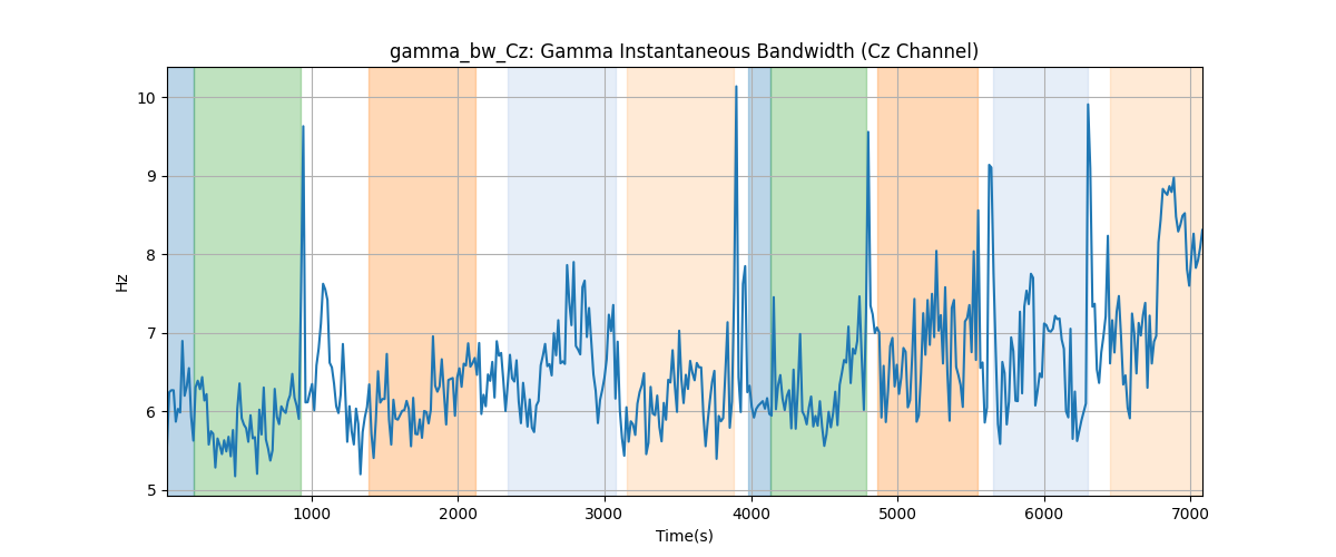 gamma_bw_Cz: Gamma Instantaneous Bandwidth (Cz Channel)