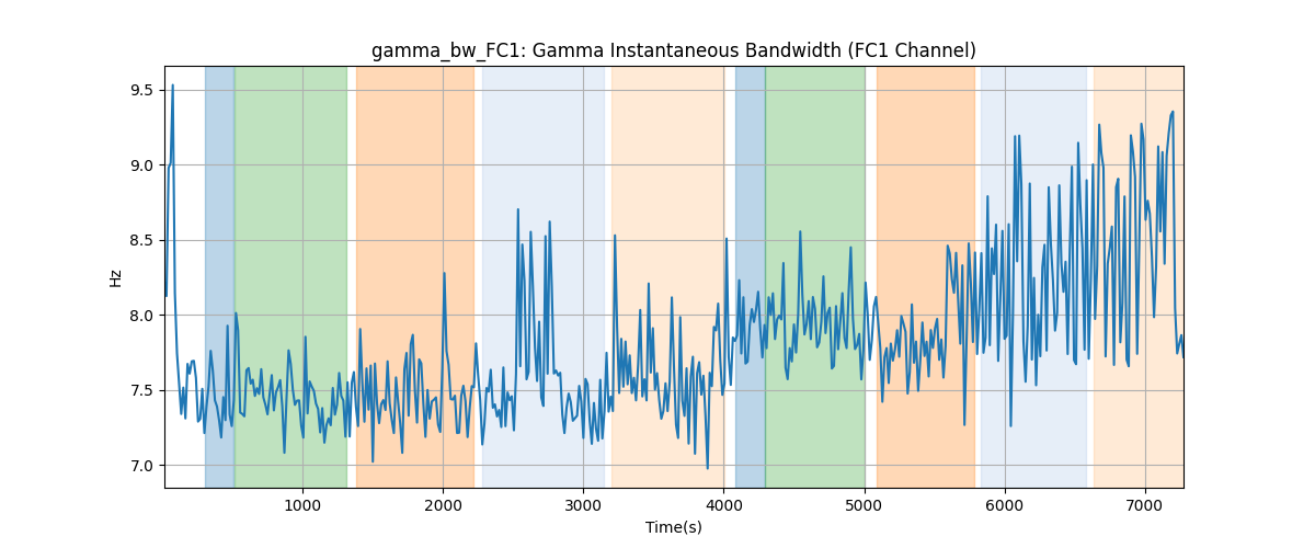 gamma_bw_FC1: Gamma Instantaneous Bandwidth (FC1 Channel)