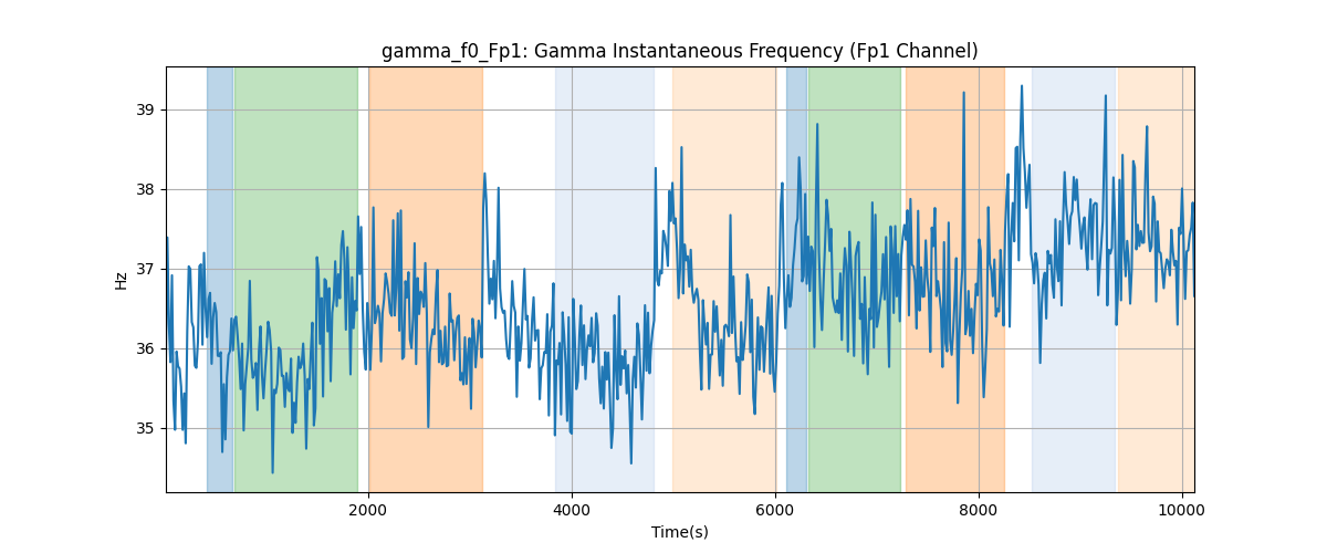 gamma_f0_Fp1: Gamma Instantaneous Frequency (Fp1 Channel)