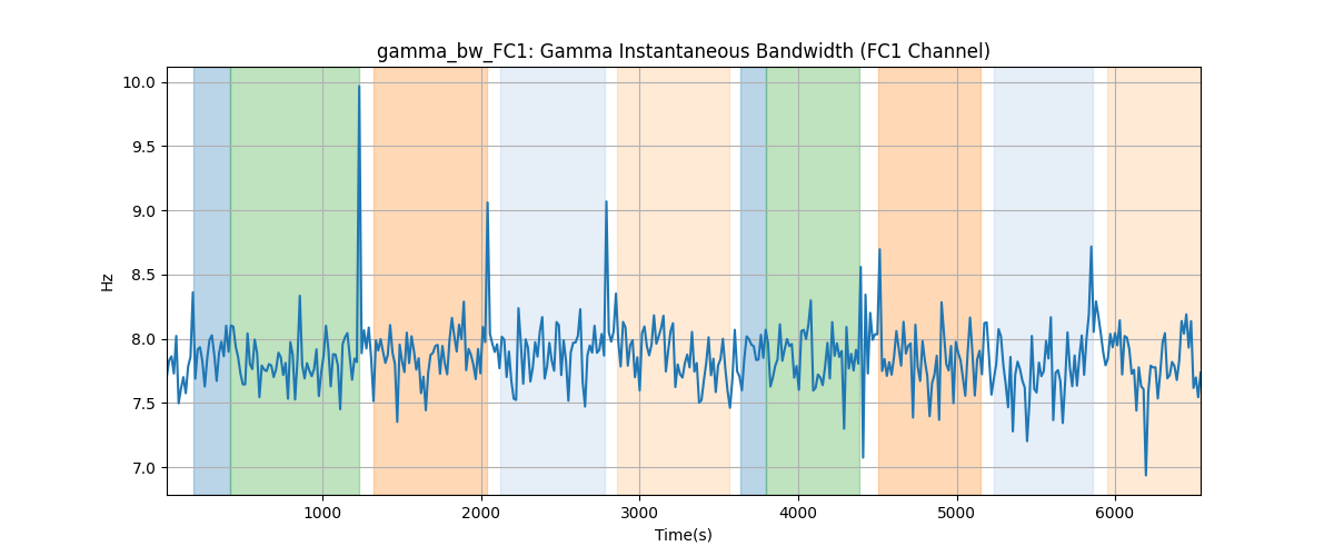 gamma_bw_FC1: Gamma Instantaneous Bandwidth (FC1 Channel)