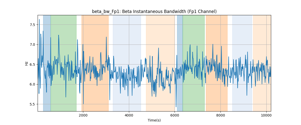 beta_bw_Fp1: Beta Instantaneous Bandwidth (Fp1 Channel)