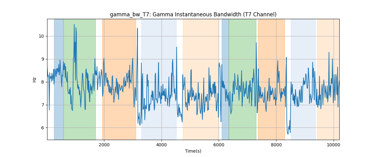 gamma_bw_T7: Gamma Instantaneous Bandwidth (T7 Channel)